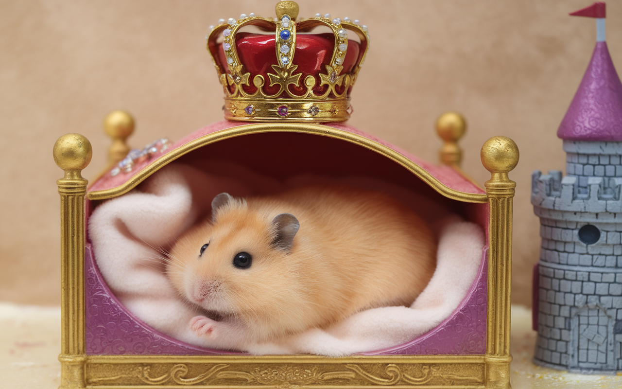 Donner une maison princière à votre hamster doré : astuces et inspirations royales