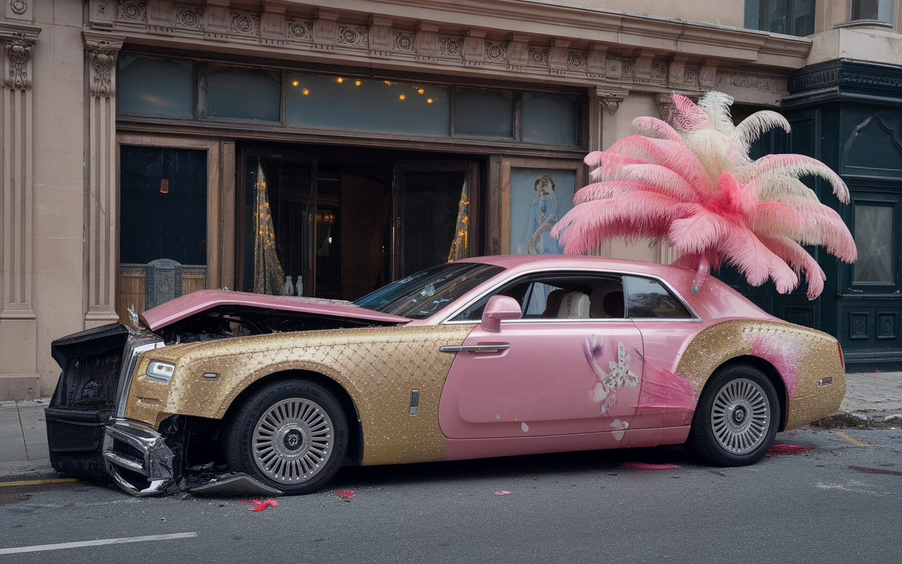 Crash de voiture de luxe burlesque : le scénario inattendu de 2026