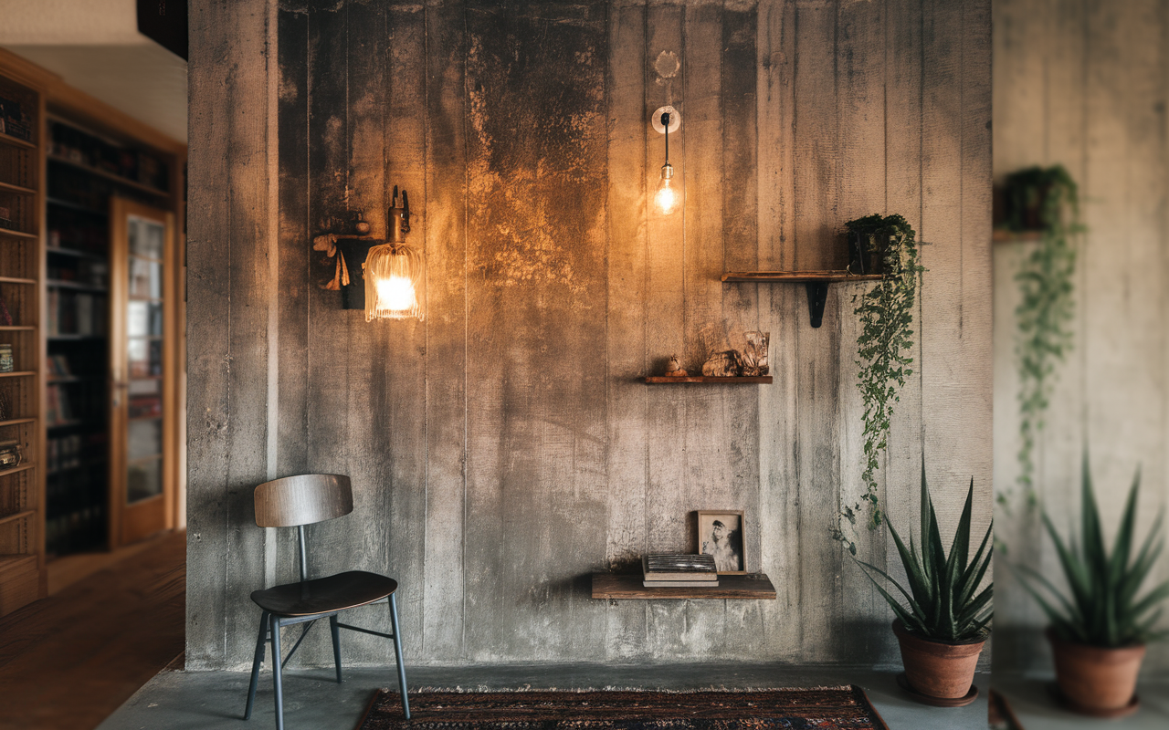 Effet béton mural : révolutionnez votre intérieur avec style et caractère