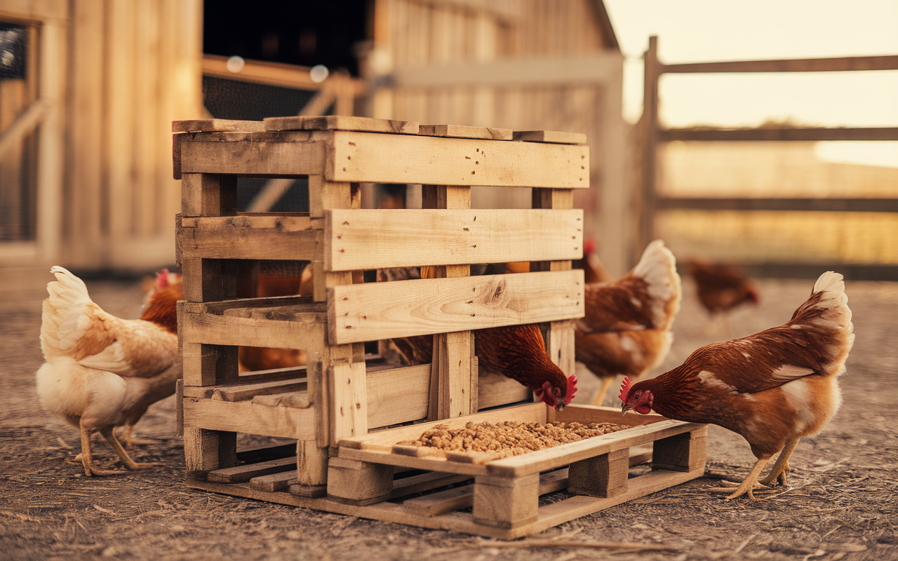 Fabriquer une mangeoire pour ses poules : astuce écolo et ludique