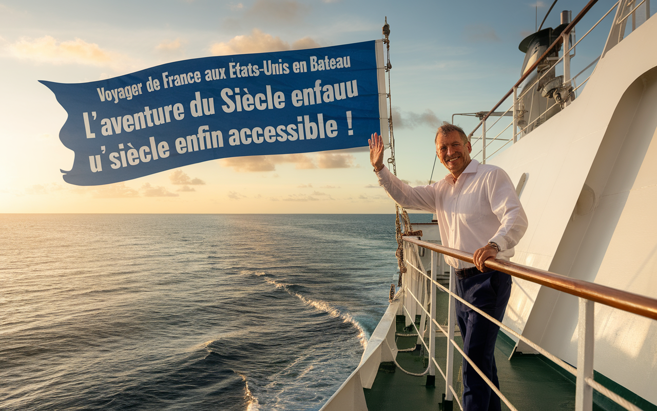 Voyager de France aux États-Unis en bateau : l’aventure du siècle enfin accessible !