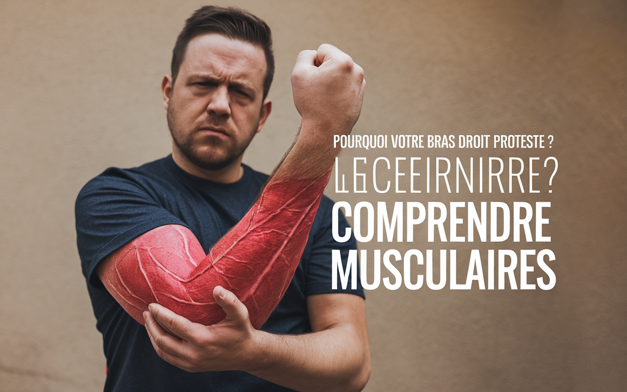 Pourquoi votre bras droit proteste ? Comprendre les douleurs musculaires