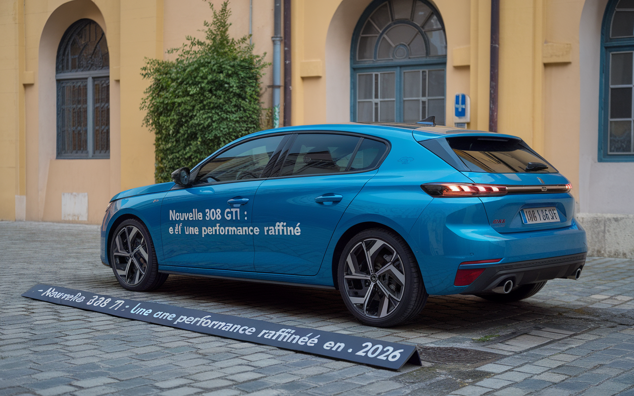Nouvelle 308 GTI : l'essence d'une performance raffinée en 2026