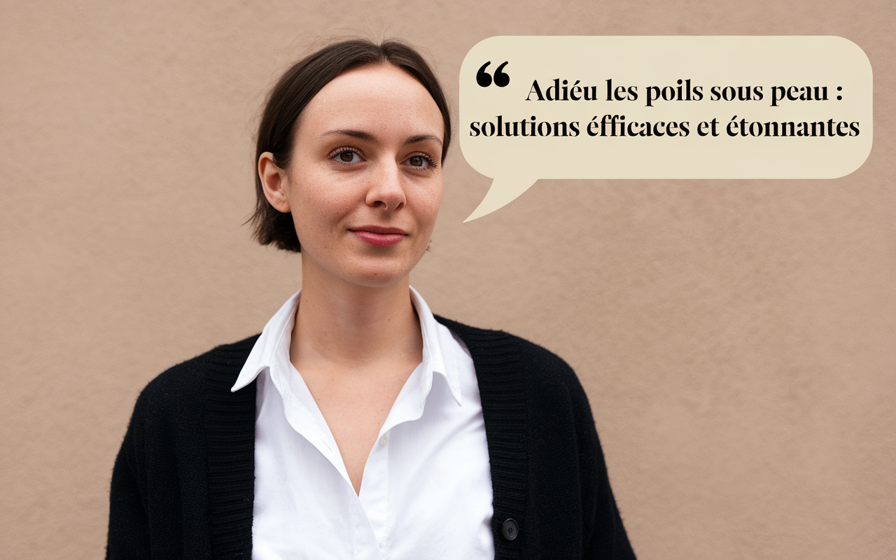 Adieu les poils sous peau : solutions efficaces et étonnantes