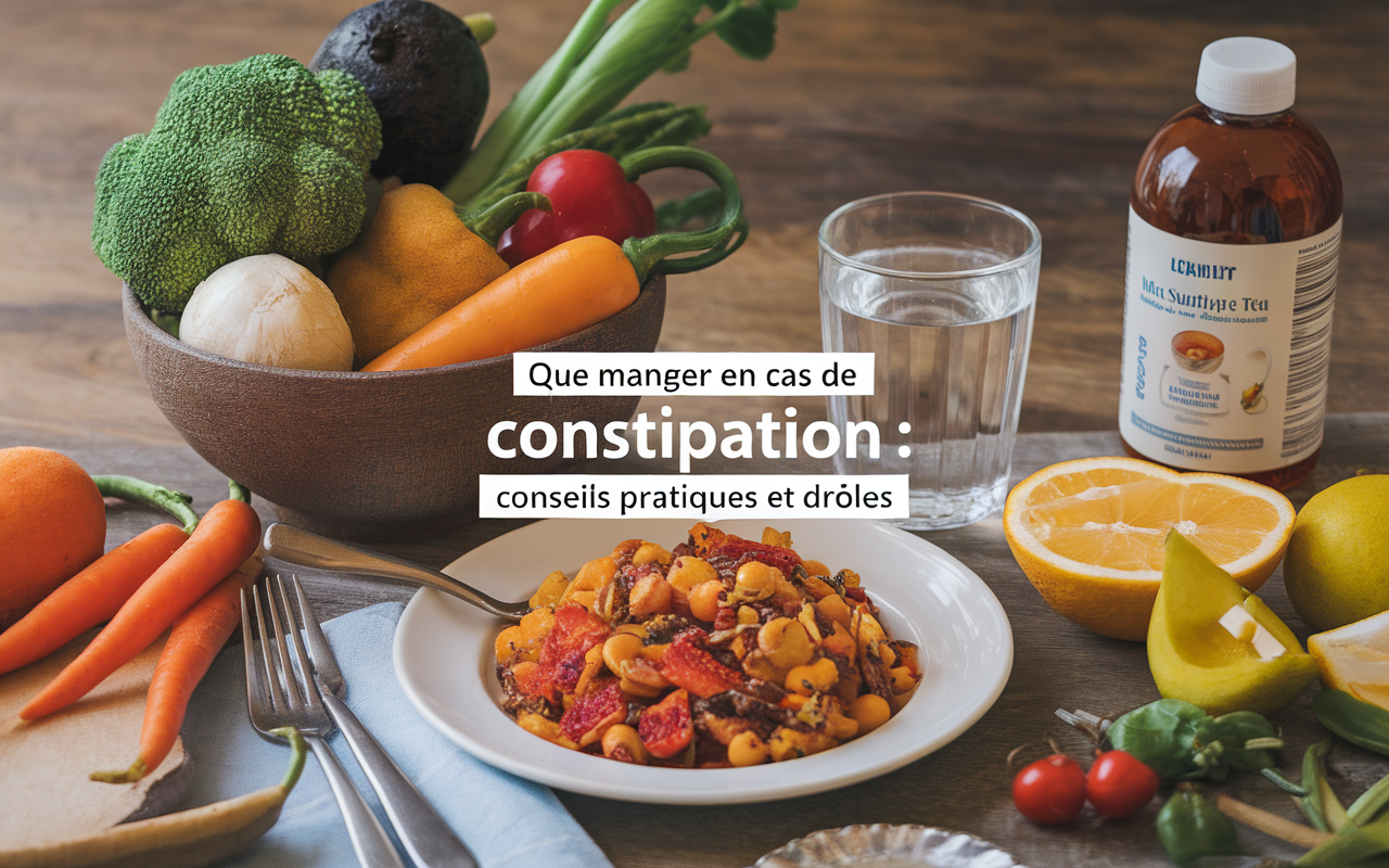 Que manger en cas de constipation : conseils pratiques et drôles