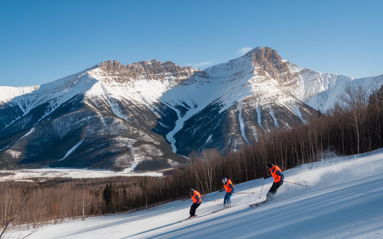 Découvrez le ski au Canada : aventures et panoramas éblouissants